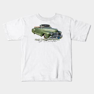 1947 Lincoln H-Series Style 76 Convertible Kids T-Shirt